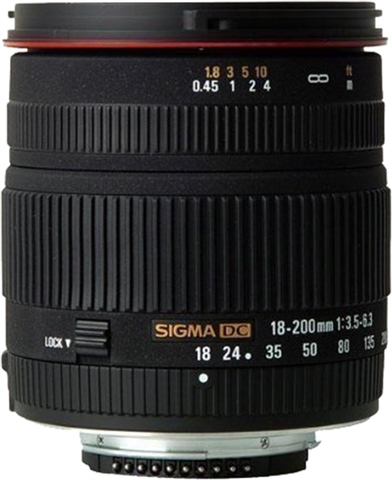 Sigma 18-200mm f/3.5-6.3 DC (Nikon) - CeX (UK): - Buy, Sell, Donate